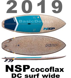 P3倍》 DC SURF WIDE CFX NSP COCO FLAX BLUE 2022モデル エヌエスピー