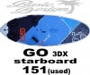 2019 ܡ 3DX STARBOARD GO 3DX 151/UBF-322