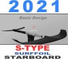 2021 �������ܡ��� �ե����� S-������ �����å����å� STARBOARD FOIL S-TYPE ��new/����̵����