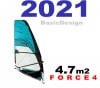 2021 �ʥå��奻���� �ե�����4 NAISH SAIL FORCE 4 4.7m2��Ÿ����/����̵����