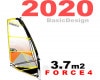 2020 �ʥå��奻���� �ե�����4 NAISH SAIL FORCE 4 3.7m2��Ÿ����/����̵����