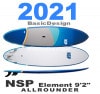 2021 ̥ԡ  ɥܡ NSP SUP ELEMENT 9'2" new