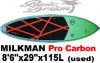 2020 ������ �������� �ץ� �������� �����ܥ�ߥ륯�ޥ� KAZUMA PRO WAVE  CARBON MILKMAN 8'6"x29" (���/USUP-194)