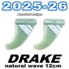 2025-26 �ɥ쥤�� �ʥ���ʥ�/���ȡ��� /�ĥ��󥵡��� �ե��� DRAKE NATUNAL/STONE/TWINSURF FIN ��new��