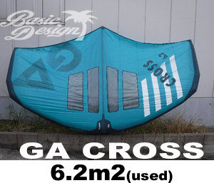 ガストラ　GA 6.2　ウイング ウイングフォイル GA Gaastra Wing Cross 6.2（中古品）
