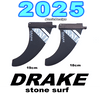 2025 �ɥ쥤�� ���ȡ��󥵡��� �ե��� DRAKE STONE SURF FIN ��Us/new��