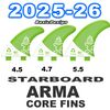 2024-25 �������ܡ��� �����ޥ��� SUP�ե��� STARBOARD ARMA CORE FINS ��new/ FCS��