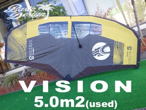 2023 カブリナ ウイング ビジョン CABRINHA WING VISION 5.0m2 (中古 