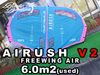 2021-22 ������å��� �ե꡼������ ������ AIRUSH V2 FreeWing AIR 6.0m2 Tl/pk��6.0m2�����/UWING-144��