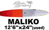 2019 �ʥå��� �ޥꥳ NAISH MALIKO 12'6"��24" ��240L�����/USUP-263��