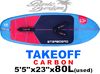 2025 �������ܡ��� �ƥ������� STARBOARD TAKEOFF CARBON 5'5"x23"x80L�����/UFOILB-131��
