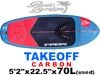 2025 �������ܡ��� �ƥ������� STARBOARD TAKEOFF CARBON 5'2"x22.5"x70L-B �����/UFOILB-137��