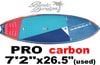 2022 �������ܡ��� �ץ� STARBOARD PRO 7'2" x 26.75"x87L BLUE CARBON�����/USUP-265��