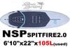 2025-26 ���̥����ԡ� ���ԥåȥե����䡼 �����󥦥���� �ܡ��� NSP SPITFIRE 2.0 6'10"x22"x105L�����/UFOILB-147��