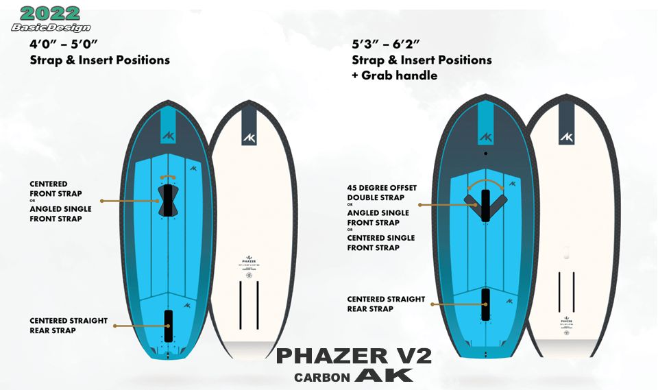 2022 �������� �ե������� �ե�����ܡ��� AK PHAZER V2 FOIL BOARD ��new/����̵����