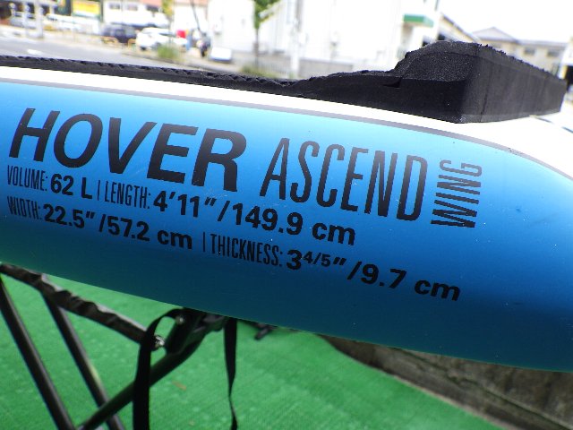 2024 S28 �ʥå��� �ۥС� ������� NAISH HOVER ASCEND WING 4'11"x22.5"x62L Carbon Ultra�����/UFOILB-095��