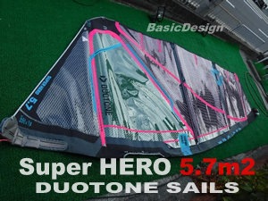 2020 �ǥ奪�ȡ��� �����ѡ��ҡ����� DUOTONE SAILS SUPER HERO 5.7m2 ��Ÿ����/����̵����