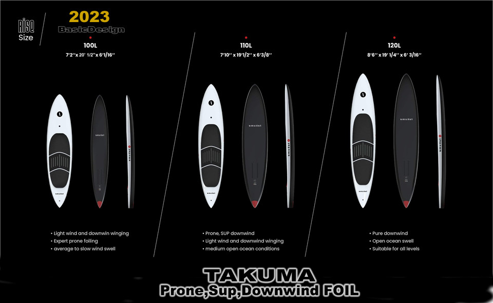 2023 ������ �饤�� �����󥦥���ɥե�����ܡ��� TAKUMA RISE DOWNWIND FOILBOARD  ��new/����̵����