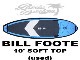2021 �ӥ�եå� ���եȥȥå� BILL FOOTE Soft top BF10'0" (���/USUP-203)