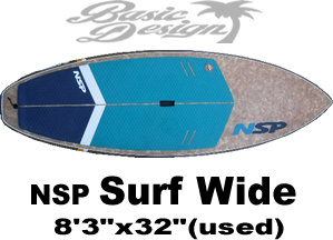 2019 ���̥����ԡ� �����ե磻�� NSP Coco FLAX DC Surf Wide 8'3"  (���/USUP-205)