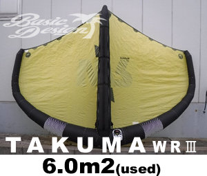 2020-21 タクマ ウイングライドver.3 TAKUMA WINGRIDEⅢ WR 6.0m2(中古