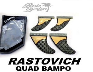 サーフィン・ボディボード Futures. Dave Rastovich QUAD fins Rasta Bamboo Quad from Futures now in store at Zak Surfboards
