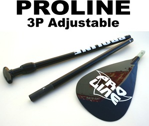 SUPパドル PROLINE カーボン 2015-16 プロライン PROLINE 3ピース アジャストSUPグラスパドル （new