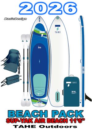 2026 ���� �ӡ��� ���å�-��å� ����å����å� ����ե졼���֥�SUP TAHE BEACH SUP-YAK KAYAK KIT INFLATABLE SUP (new/����̵��)
