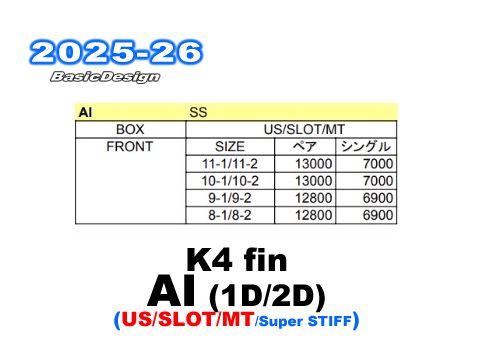 2025-26 �����ե����ե��� �������� K4 FIN AI��Slot��
