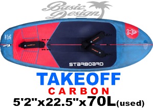 2025 �������ܡ��� �ƥ������� STARBOARD TAKEOFF CARBON 5'2"x22.5"x70L-A�����/UFOILB-134��