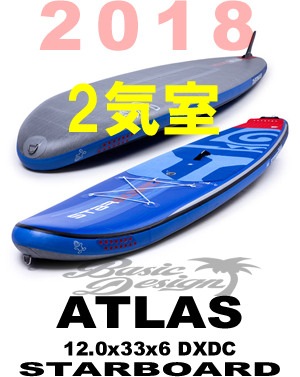 2018 �������ܡ��� ���ȥ饹 12'0"x33�� ATLAS ������SUP DXDC/ZEN  (new/����̵��)