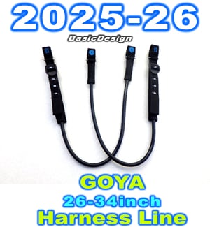 2025-26 ���� �ϡ��ͥ��饤�� �����㥹�� GOYA HARNESS LINE QUICK FIX ADJ 26-34"��new��