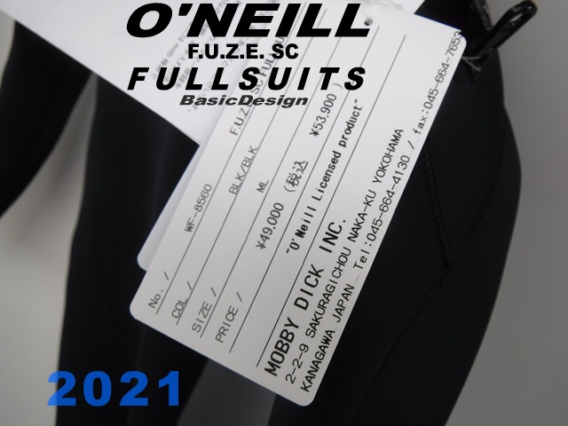 2021 ���ˡ��� �ե塼�� �ե륹���� O'NEILL FUZE SC FULLSUIT  �����֡�WF-8560��