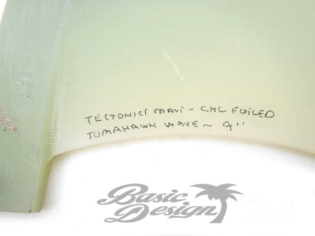 2005 ƥȥ˥ޥե ȥޥۡ TECTONICS MAUI FIN TOMAHARK 9" /URF-150