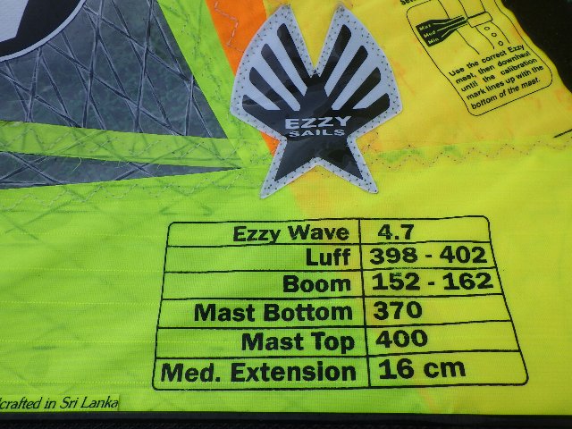 2020 ������������ �������������� EZZYSAIL EZZY WAVE 4.7m2 (���/USW-795��