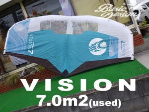 2023 ���֥�� ������ �ӥ���� CABRINHA WING VISION 7.0m2 Blue�����/UWING-126)