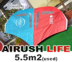 2025 ������å��� �ե꡼������ �饤�� AIRUSH FreeWing LIFE 5.5m2 (UWING-157��