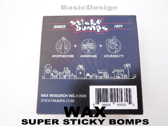 2021 �����ѡ� ���ƥ��å����Х�֥� �����ե�å��� SUPER STICKY BUMBS SURFWAX  (new)