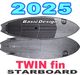 2025 �������ܡ��ɥ��å� �ĥ���ե��� STARBOARD SUP TWIN FIN��new/����̵����