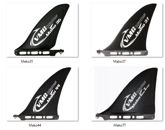 堅実な究極の VMG MAKO 37 SUP サップ FIN フィン 未使用品 サーフィン