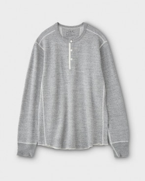 PHIGVEL ե٥THERMAL HENLEY TOP ޥ إ꡼ ȥåסTOP GRAY