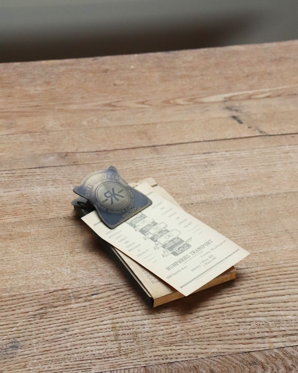 "ARKAY RUBBER CO." Advertising Paper Clip｜アドバタイジングペーパークリップ