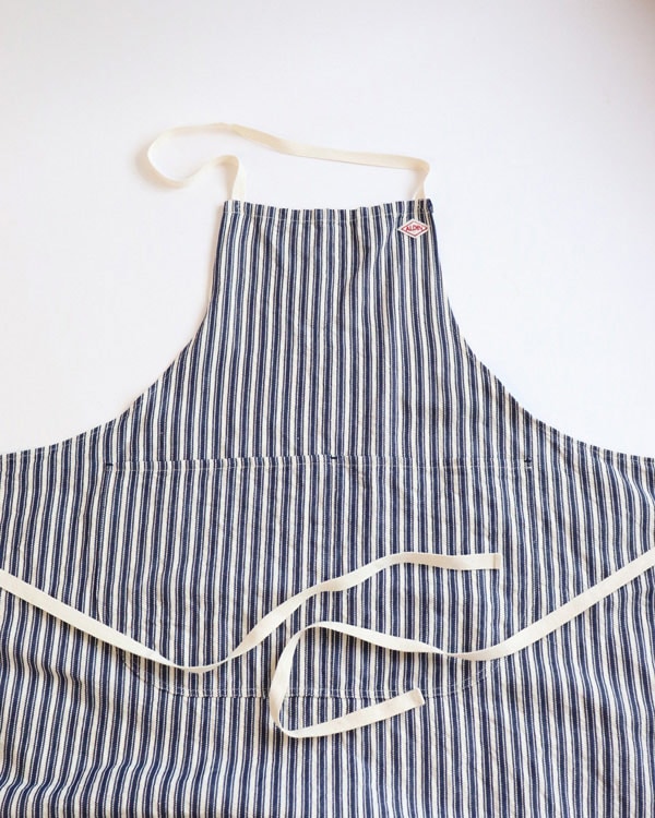 ALDIN アルディン｜フルエプロン【WHITE×NAVY】