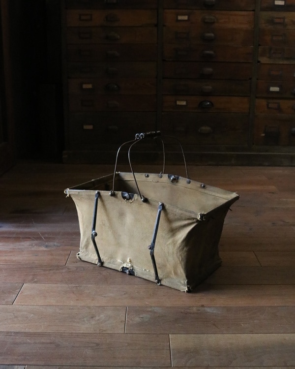 Folding Canvas Basket|キャンバスバスケット