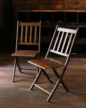 Folding Chair set of 2�åե�����ǥ��� ������ 2�ӥ��å�