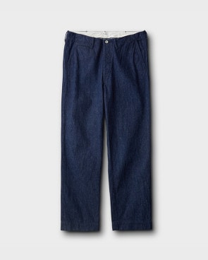 PHIGVEL ե٥OFFICER TROUSERS REGULAR եȥ饦 쥮顼 INDIGO