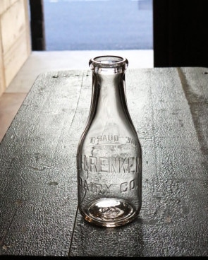 Glass Milk Bottle A｜ガラスミルクボトル A