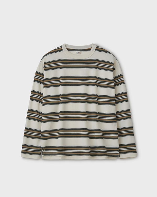 フィグベル　ロングスリーブカットソー　BORDER BOATNECK TOP フィグベル ロングスリーブカットソー BORDER BOATNECK TOP