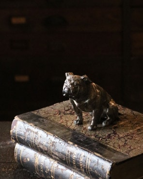 Bulldog Ornament Silverå֥ɥåʥ С