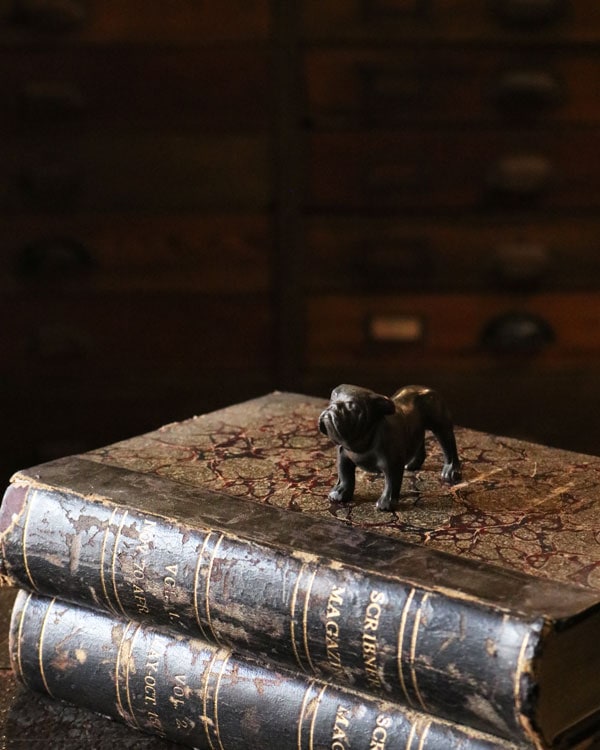 Chalk Ware Bulldog｜ブルドッグオーナメント チョークウェア